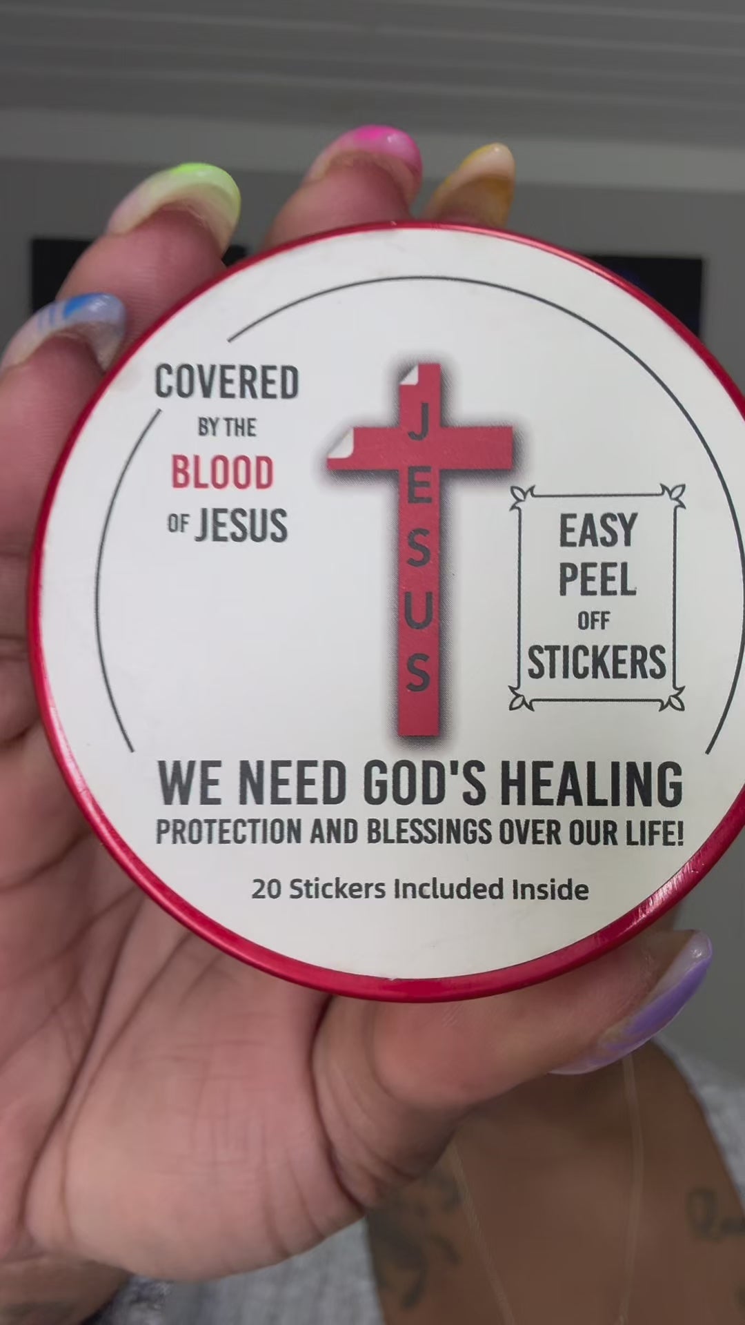 The Blood of Jesus Stickers